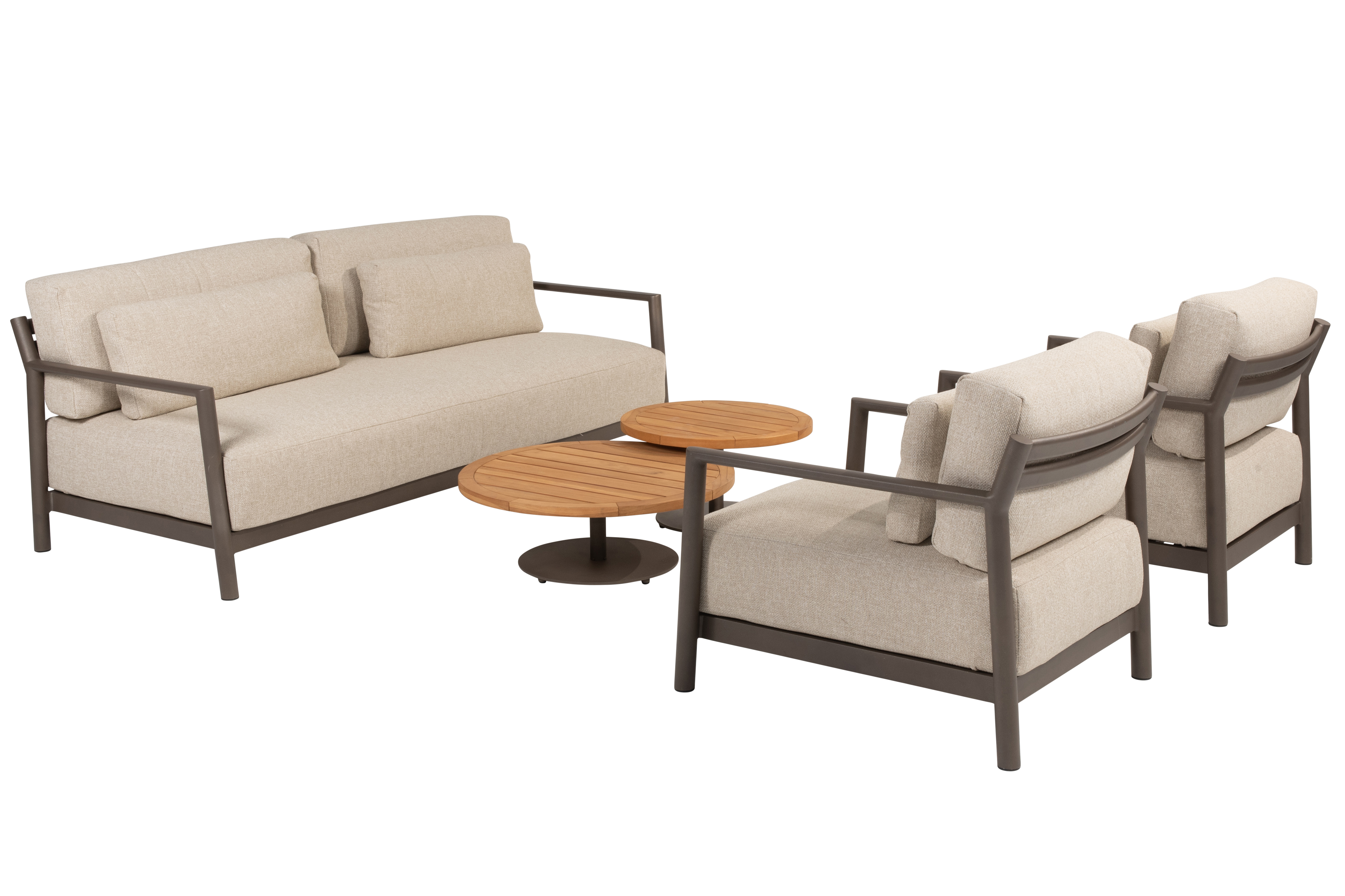 4 Seasons Capresi Sofa Set W/cushions - Terre